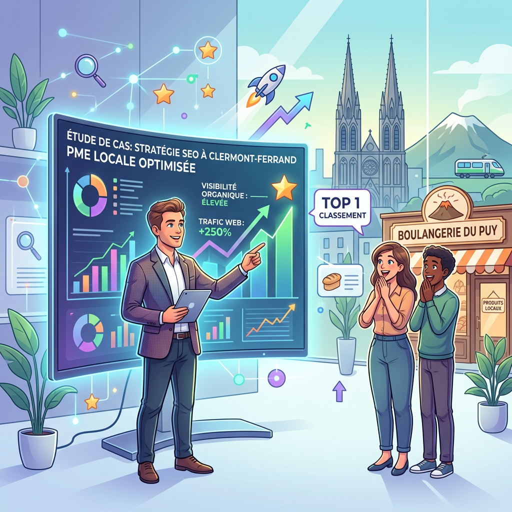 Etude de cas SEO local Clermont-Ferrand