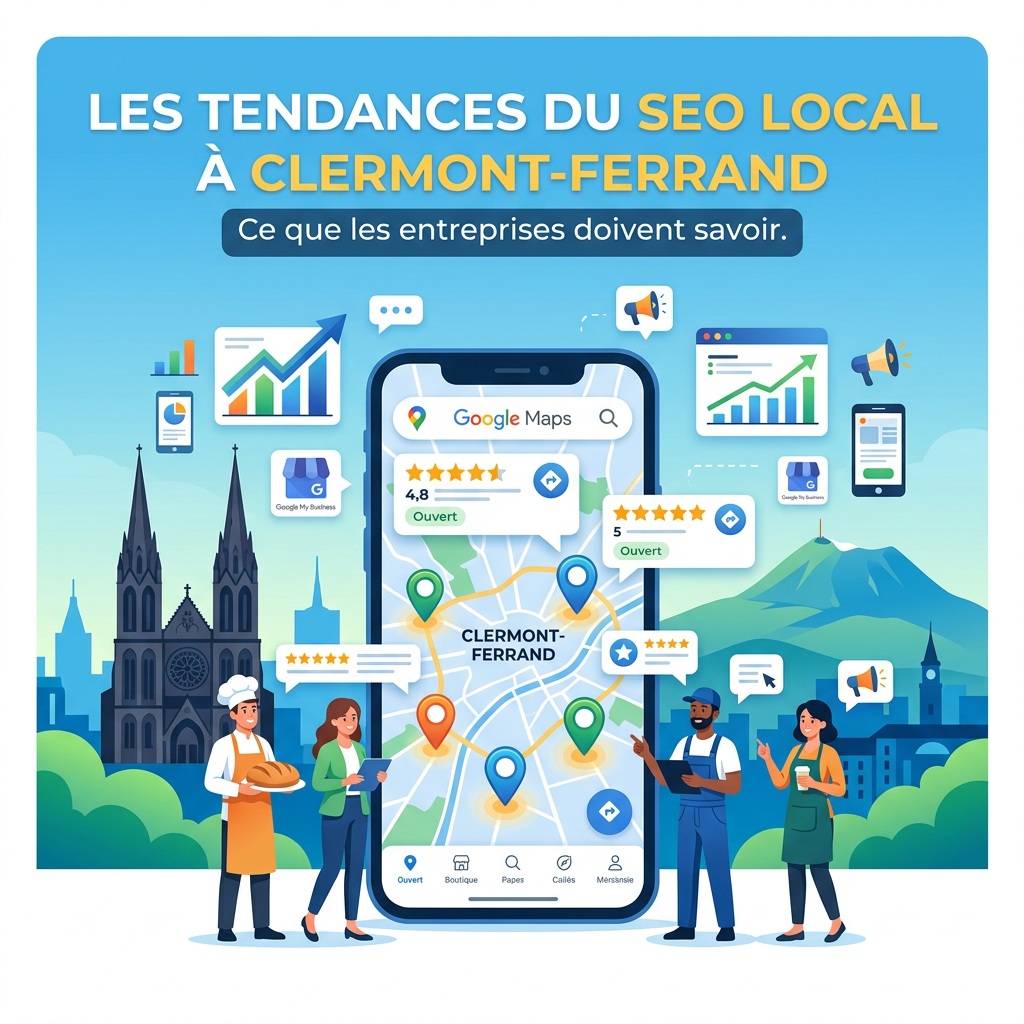 Les tendances du SEO local à Clermont-Ferrand