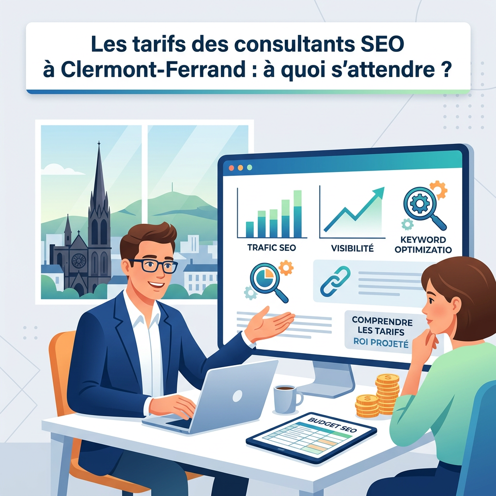 Tarifs consultant SEO à Clermont-Ferrand
